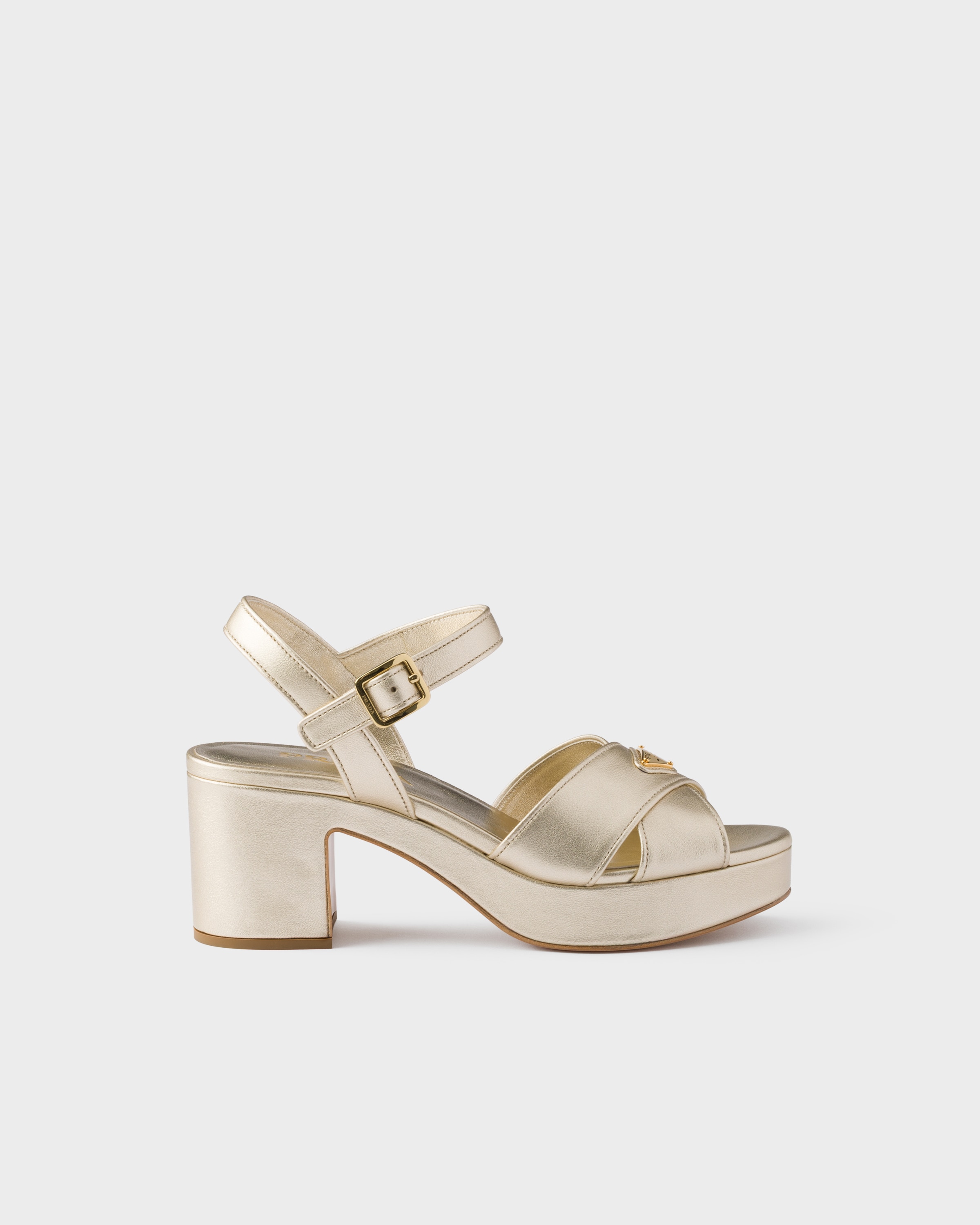 Prada Nappa leather platform sandals