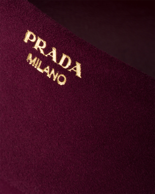 Suede platform sandals - Burgundy Suede platform sandals - Burgundy