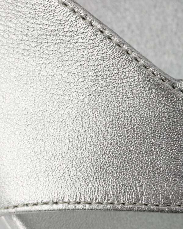 Mordoré nappa leather platform sandals - Silver Mordoré nappa leather platform sandals - Silver