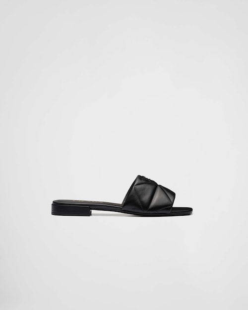 Prada Quilted nappa leather sabots 2