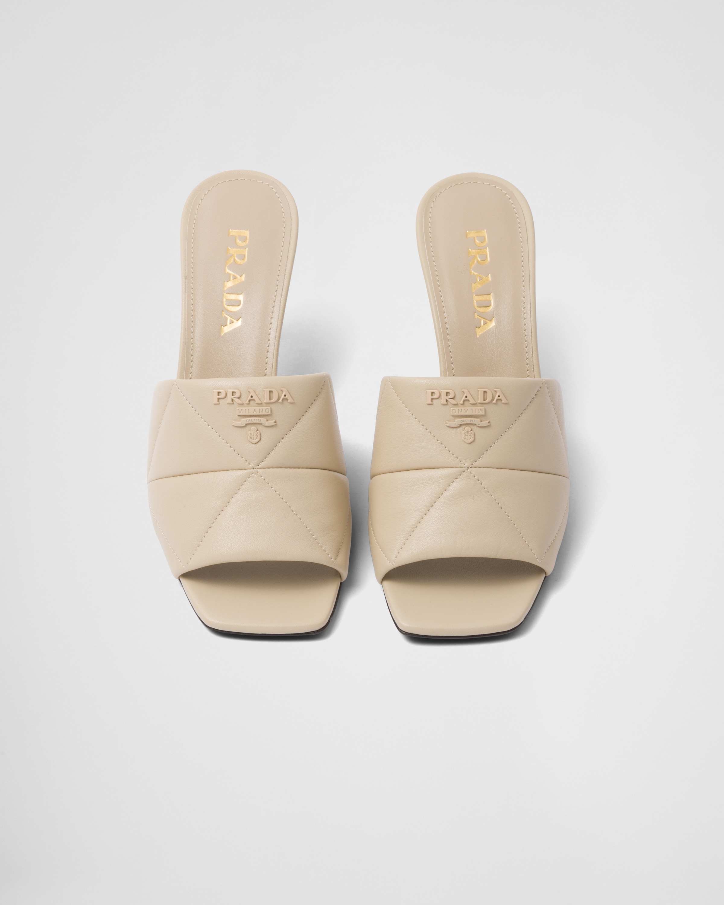 Prada beige sandals cheap