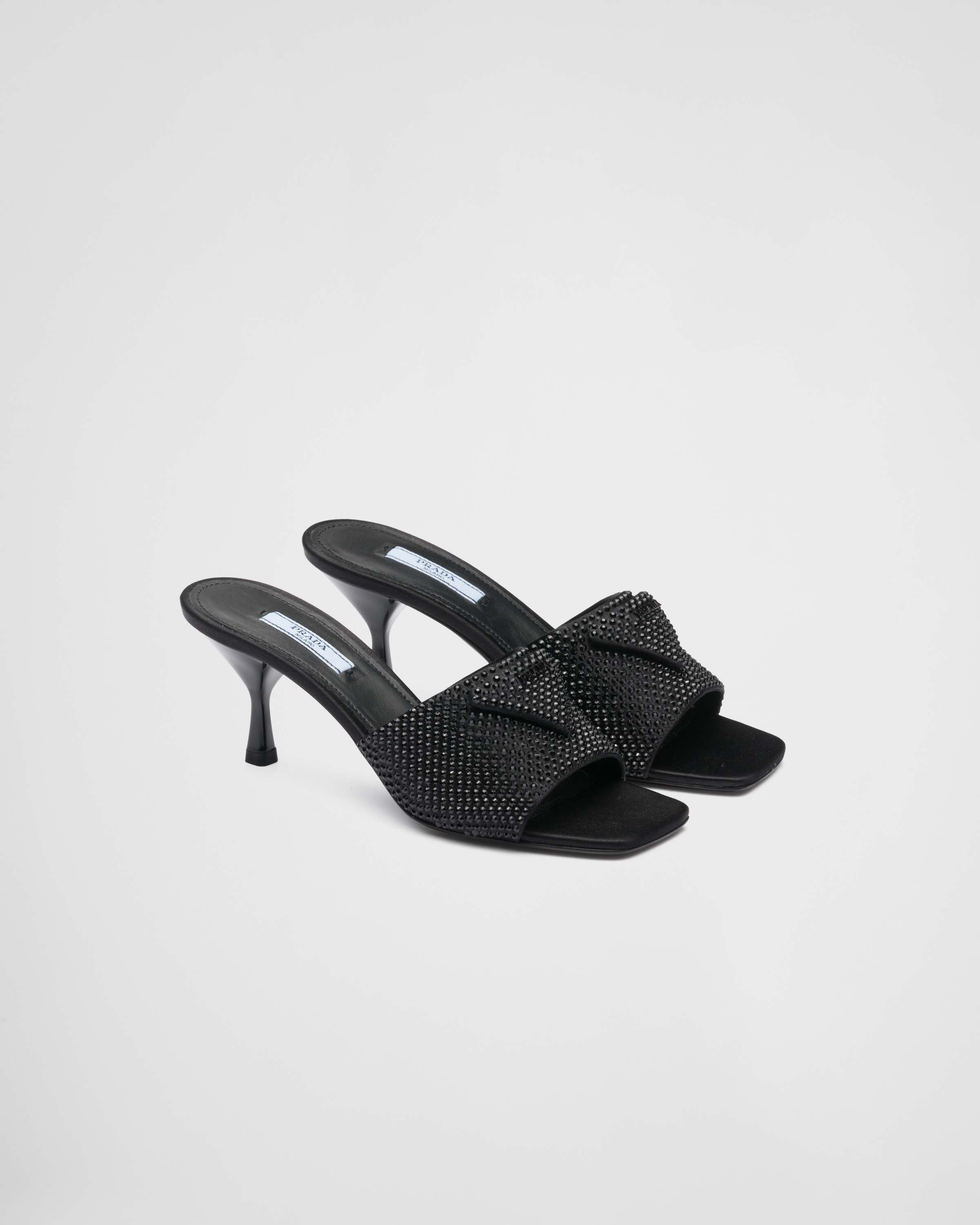 Prada rhinestone deals heels