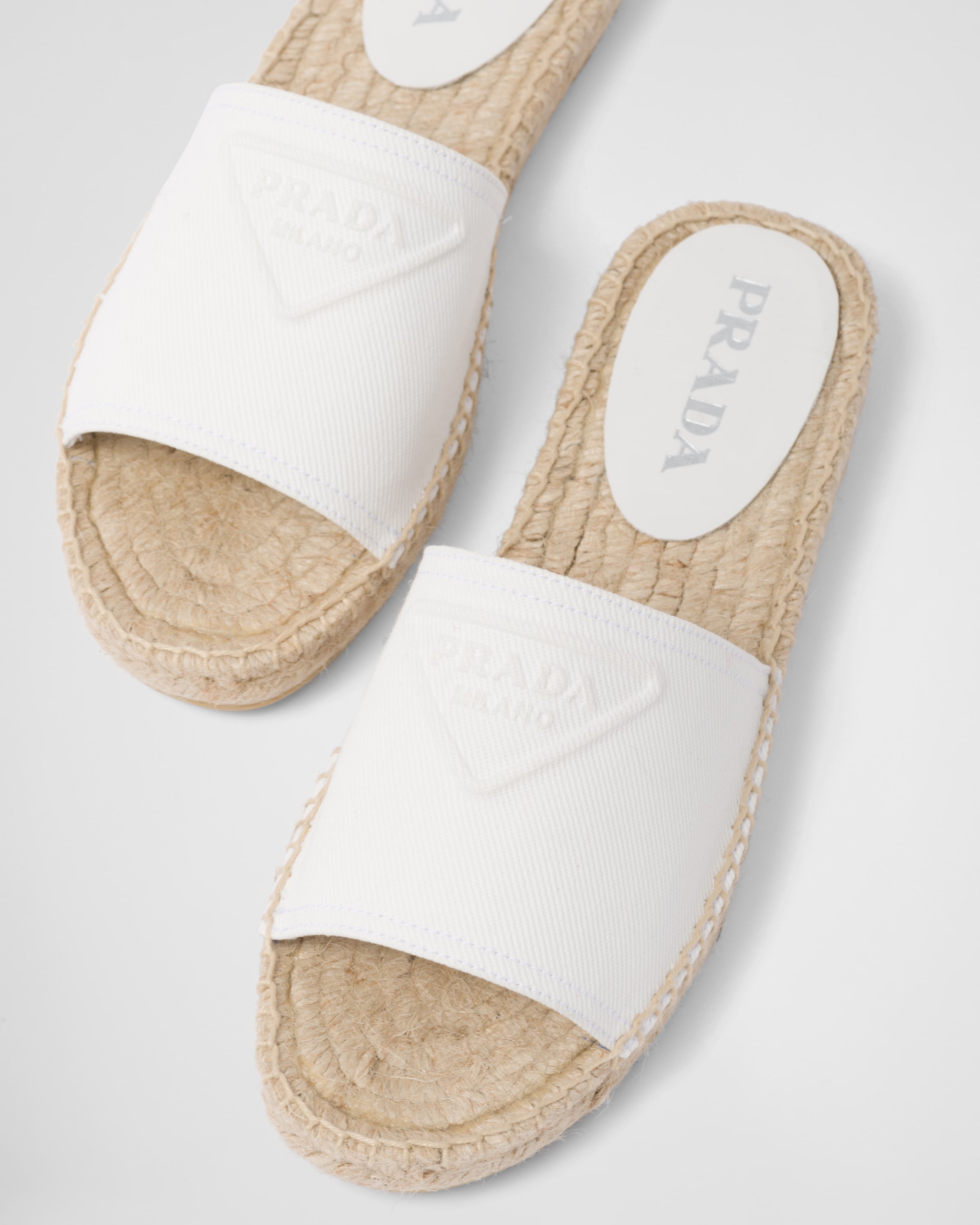 Prada white espadrilles best sale