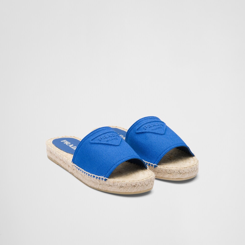 Prada Espadrilles ouvertes en tissu 1