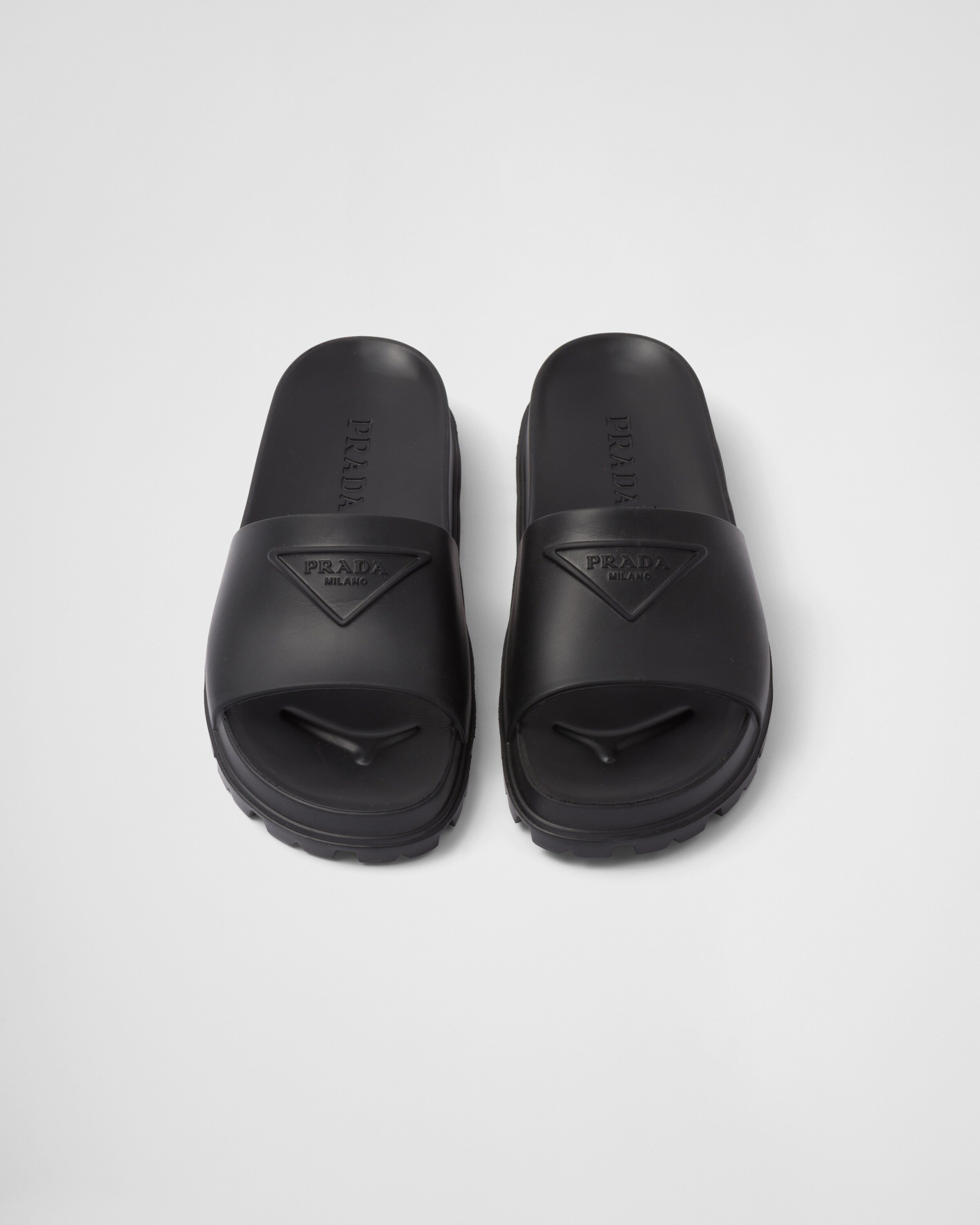 prada rubber slides