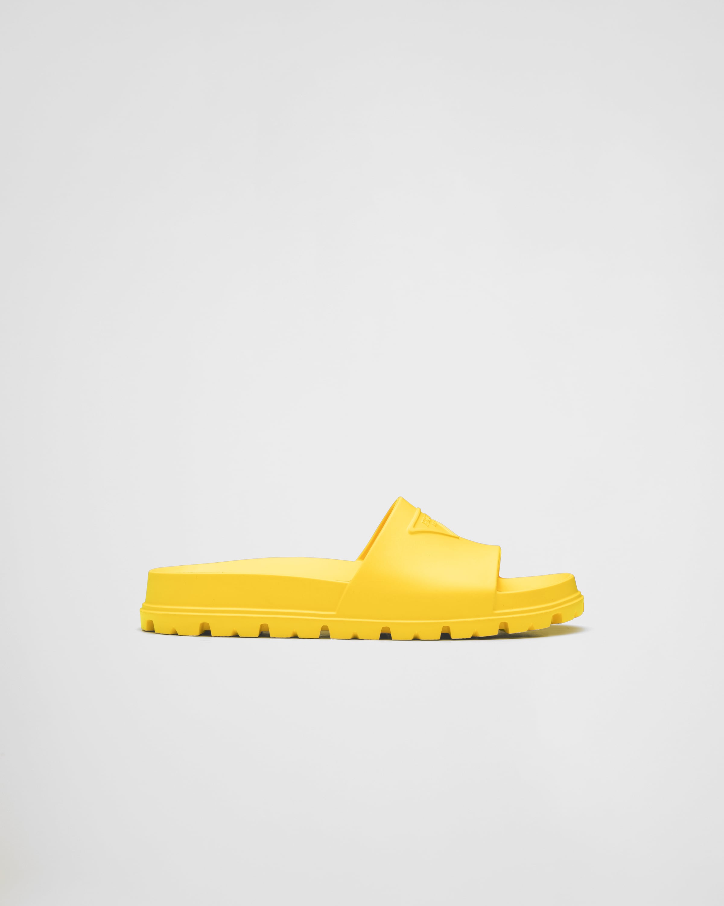 prada yellow slippers