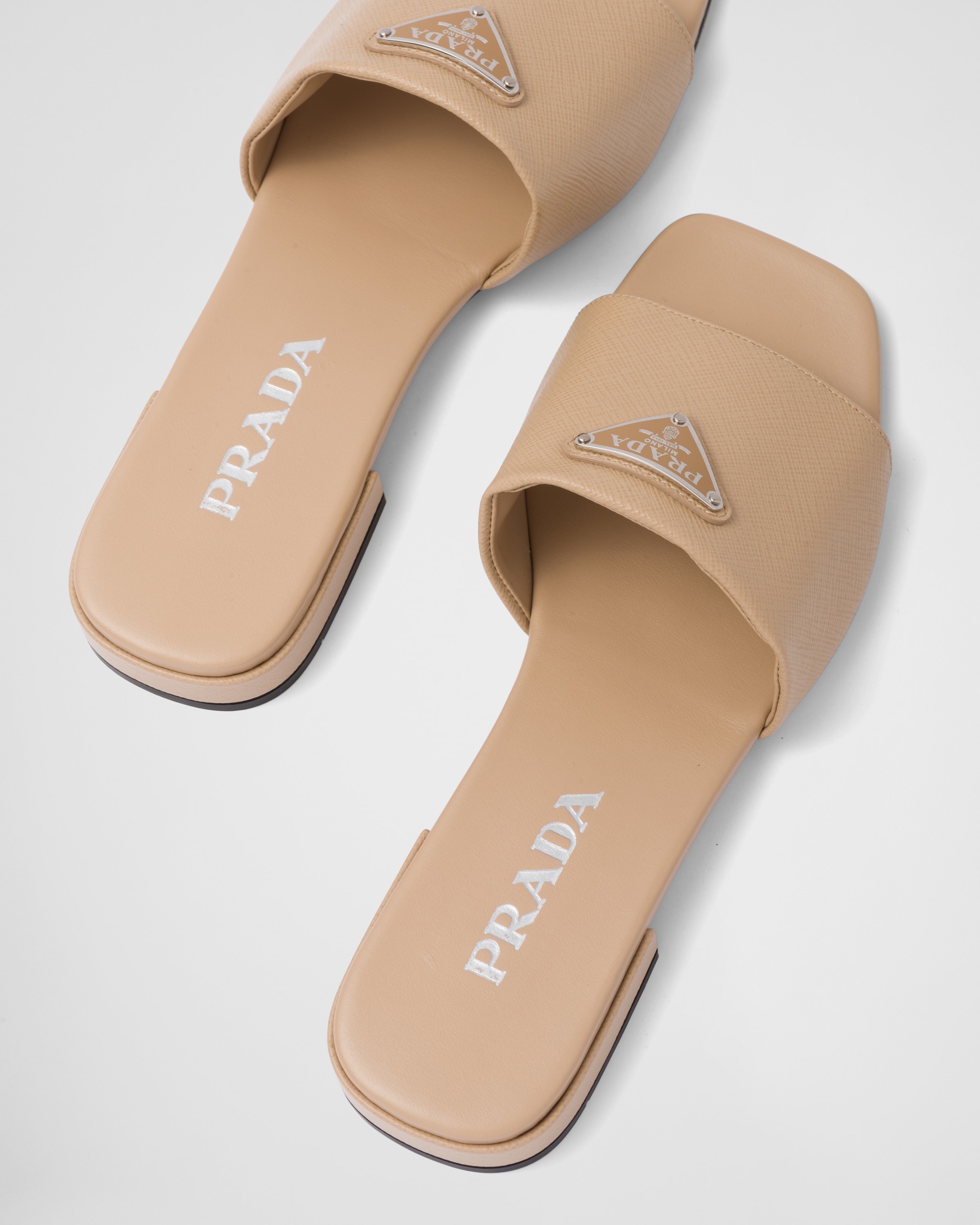 Prada leather slides 2025