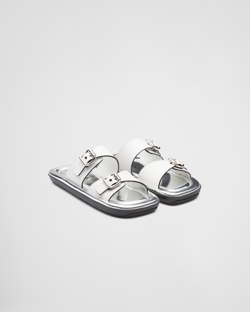 prada white slippers