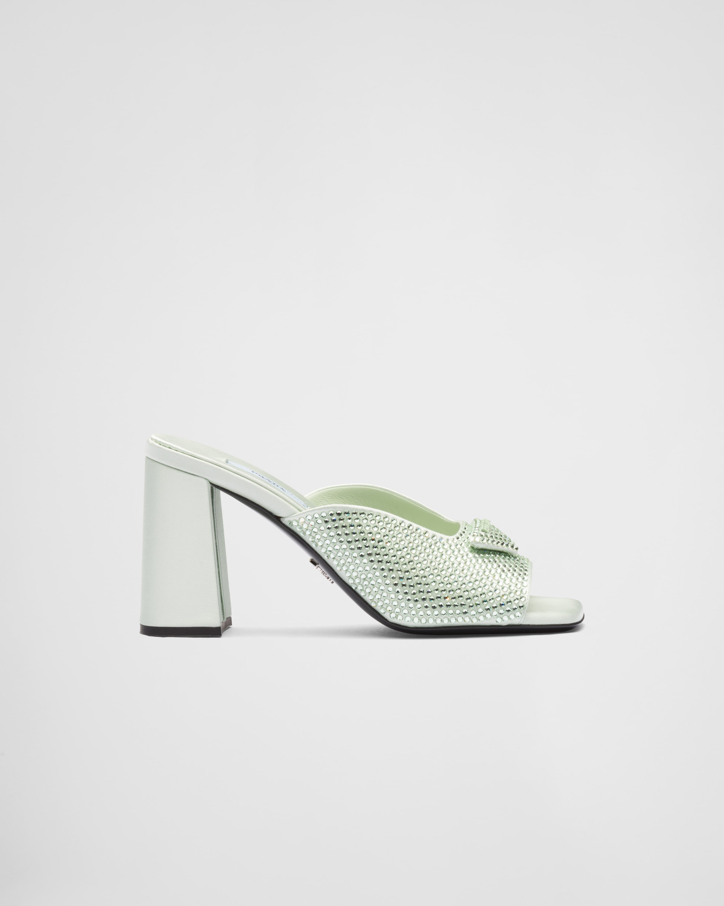 Prada white mules sale