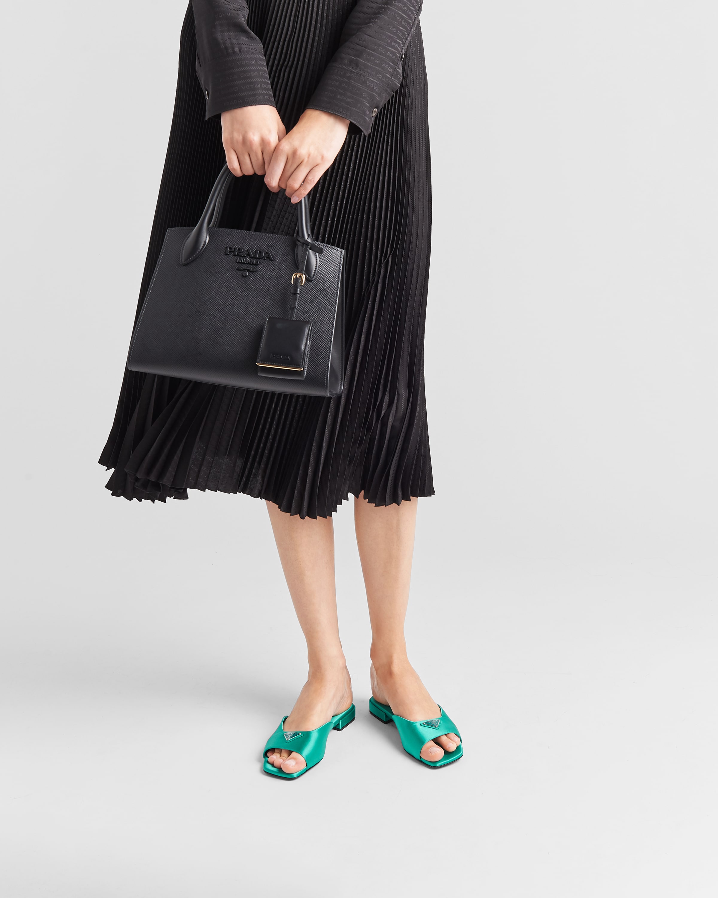 Prada Flat satin sandals 3