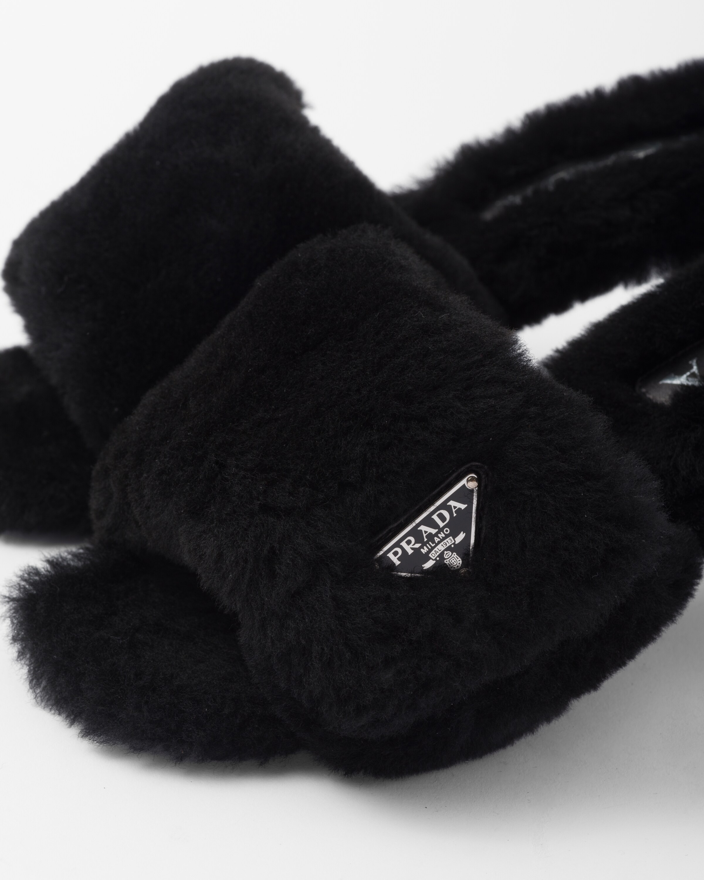 Prada best sale fur sandals