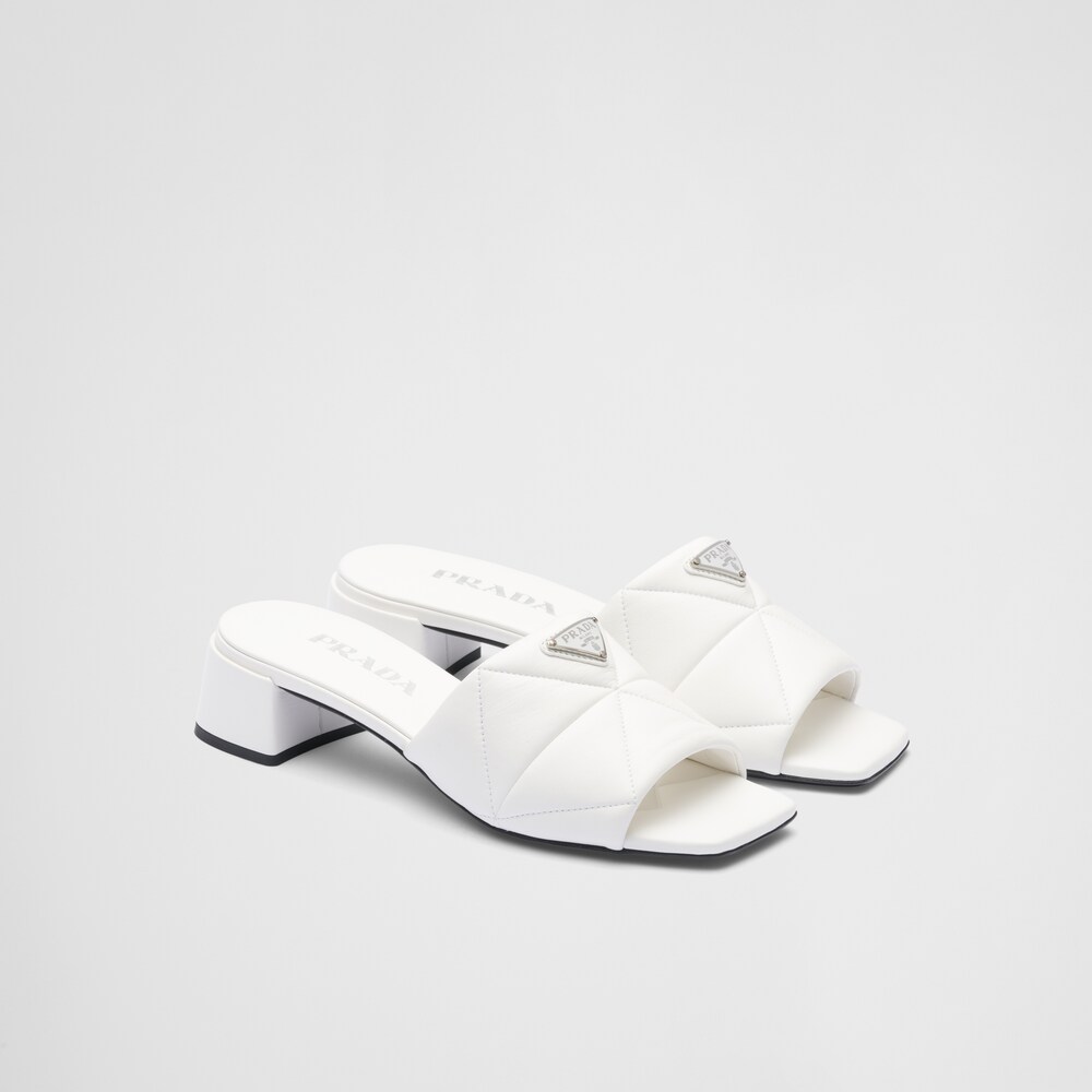 Prada Sandali in nappa trapuntata 1