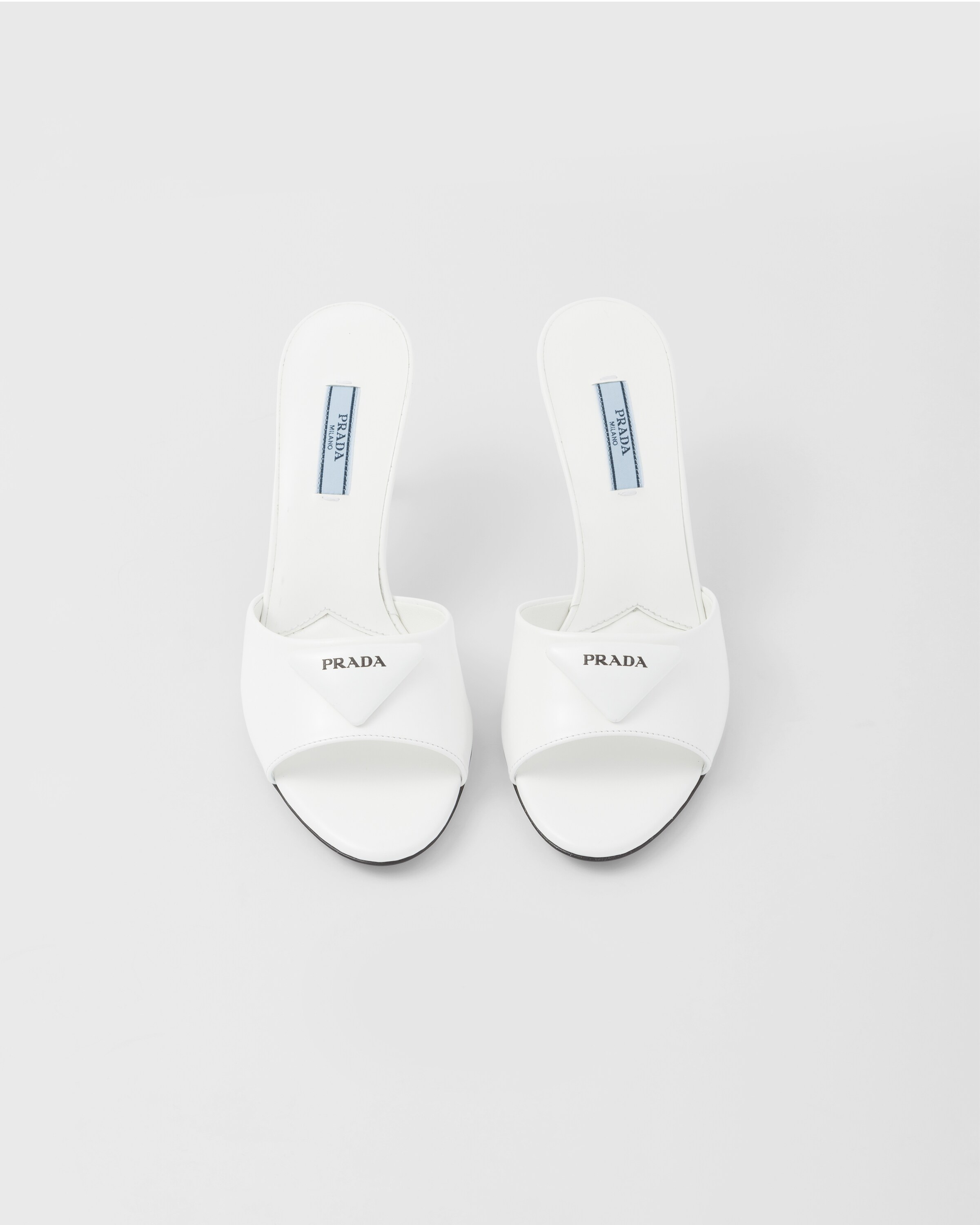 Prada hotsell white slides