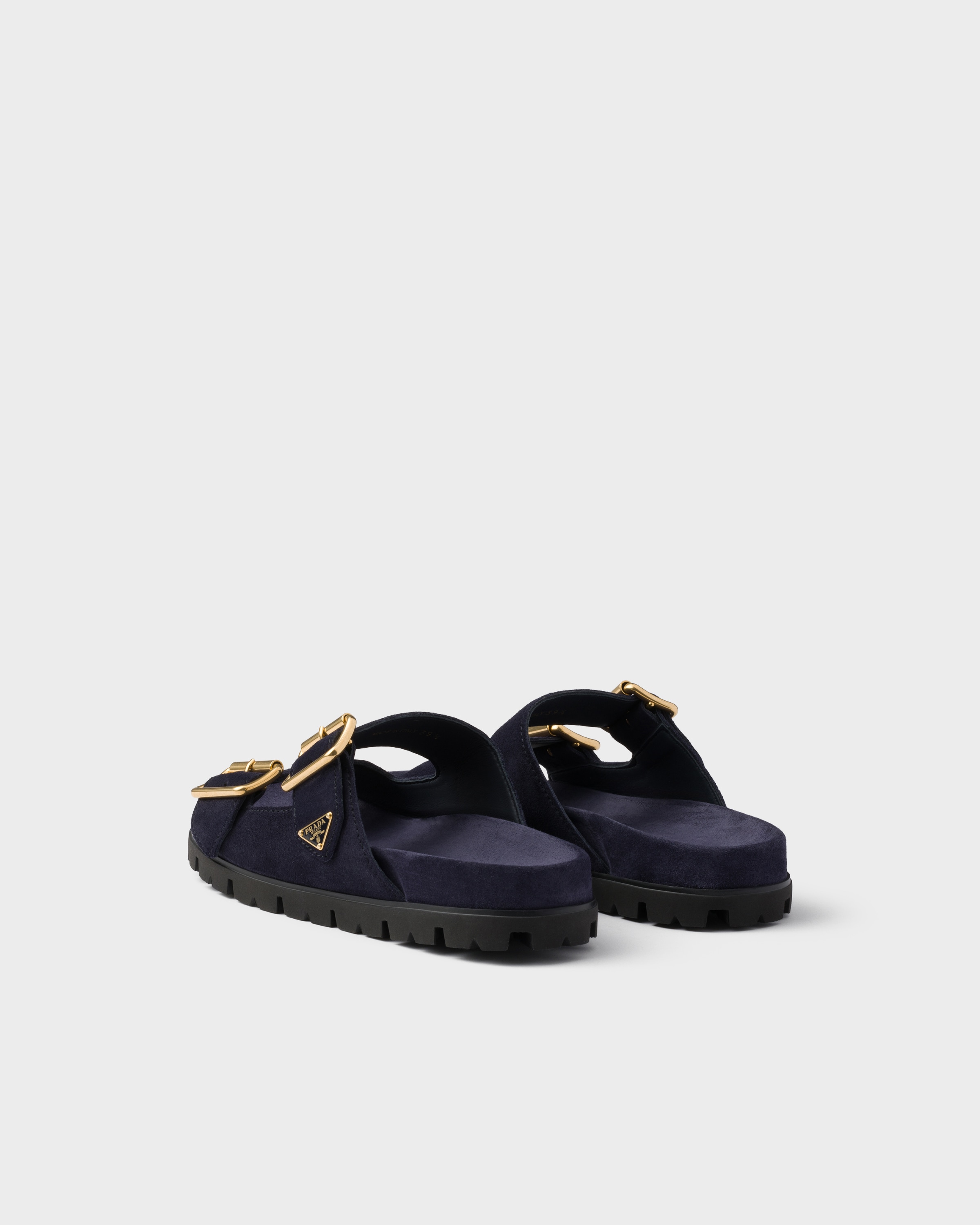プラダ PRADA サンダル ミュール レザーストラップサンダル