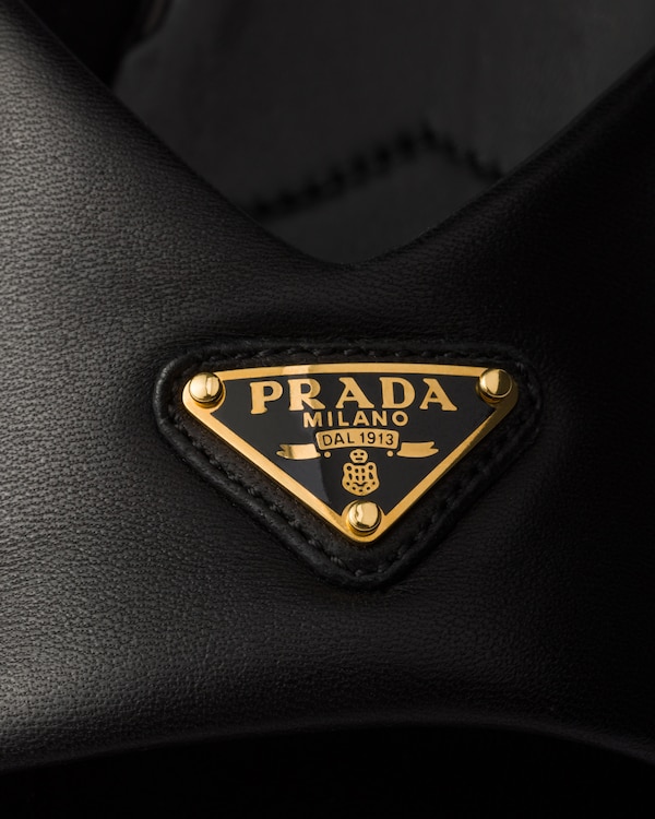 패딩 나파 가죽 샌들 - 블랙 패딩 나파 가죽 샌들 - 블랙