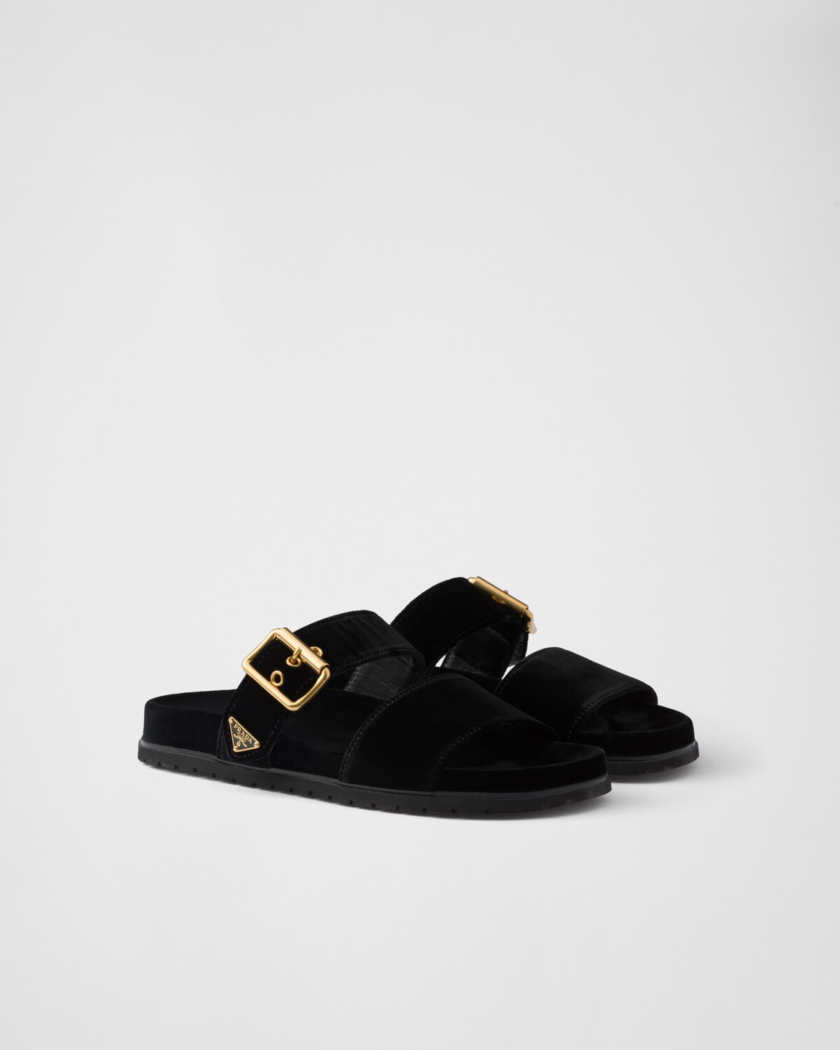 PRA SLIDES SANDALS AMBER VELVET main image 1