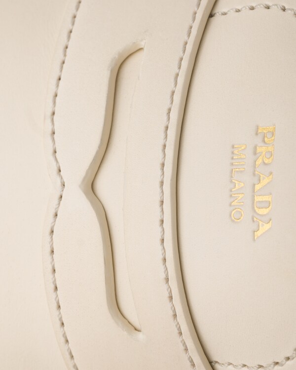 Mules de piel - Blanco Calizo Mules de piel - Blanco Calizo