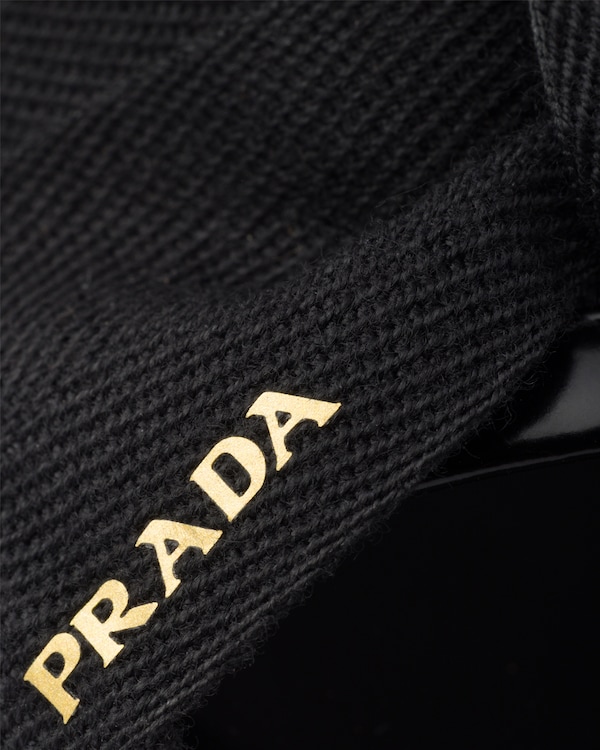 Mesh fabric mules - Black Mesh fabric mules - Black