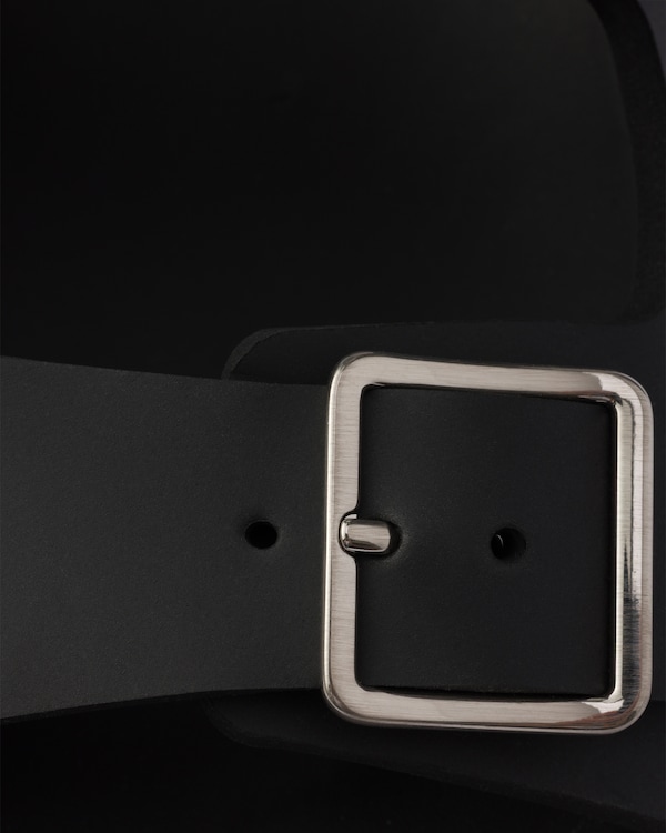 Rubber slides - Black Rubber slides - Black