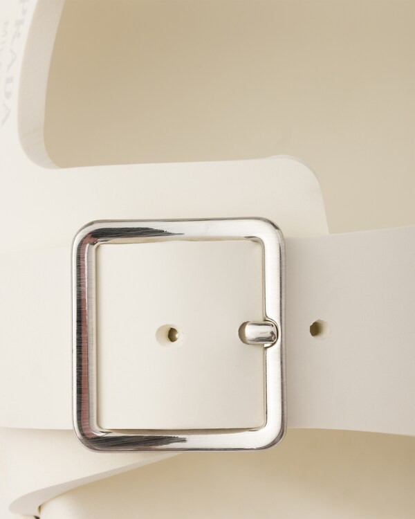 Rubber slides - Marfil Rubber slides - Marfil