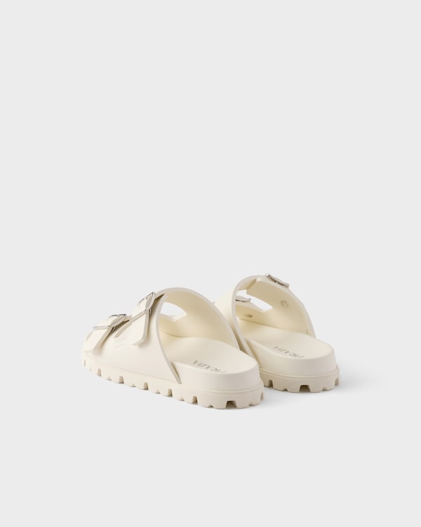 Rubber slides - Marfil Rubber slides - Marfil