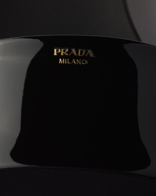 Mules en cuir verni - Noir Mules en cuir verni - Noir