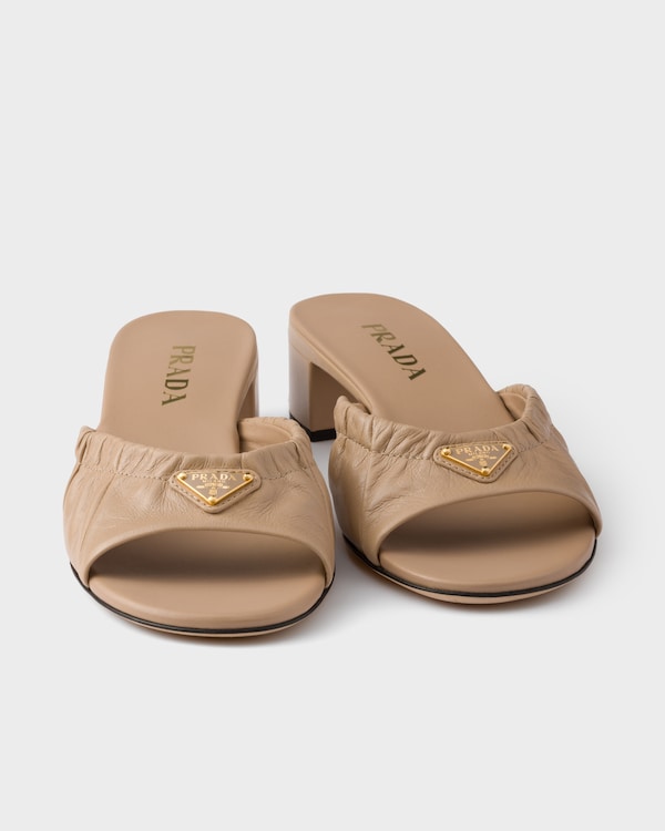 Leather sandals - Sand Beige Leather sandals - Sand Beige