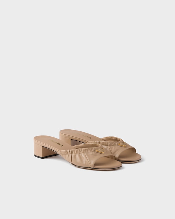 Leather sandals - Sand Beige Leather sandals - Sand Beige
