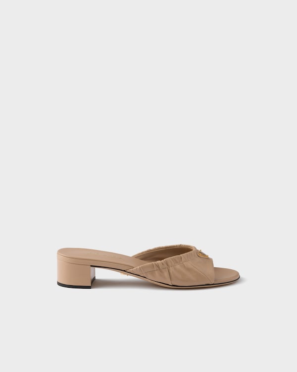 Leather sandals - Sand Beige Leather sandals - Sand Beige