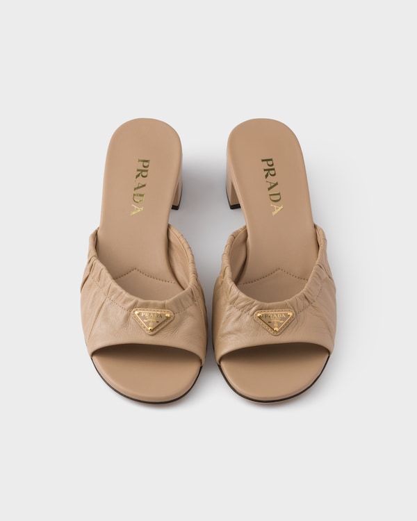 Leather sandals - Sand Beige Leather sandals - Sand Beige