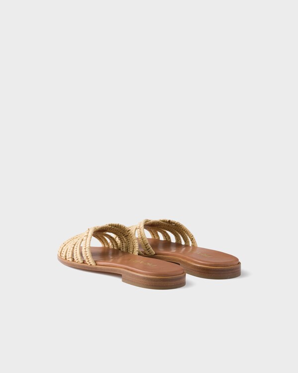 Crochet slides - Beige Crochet slides - Beige