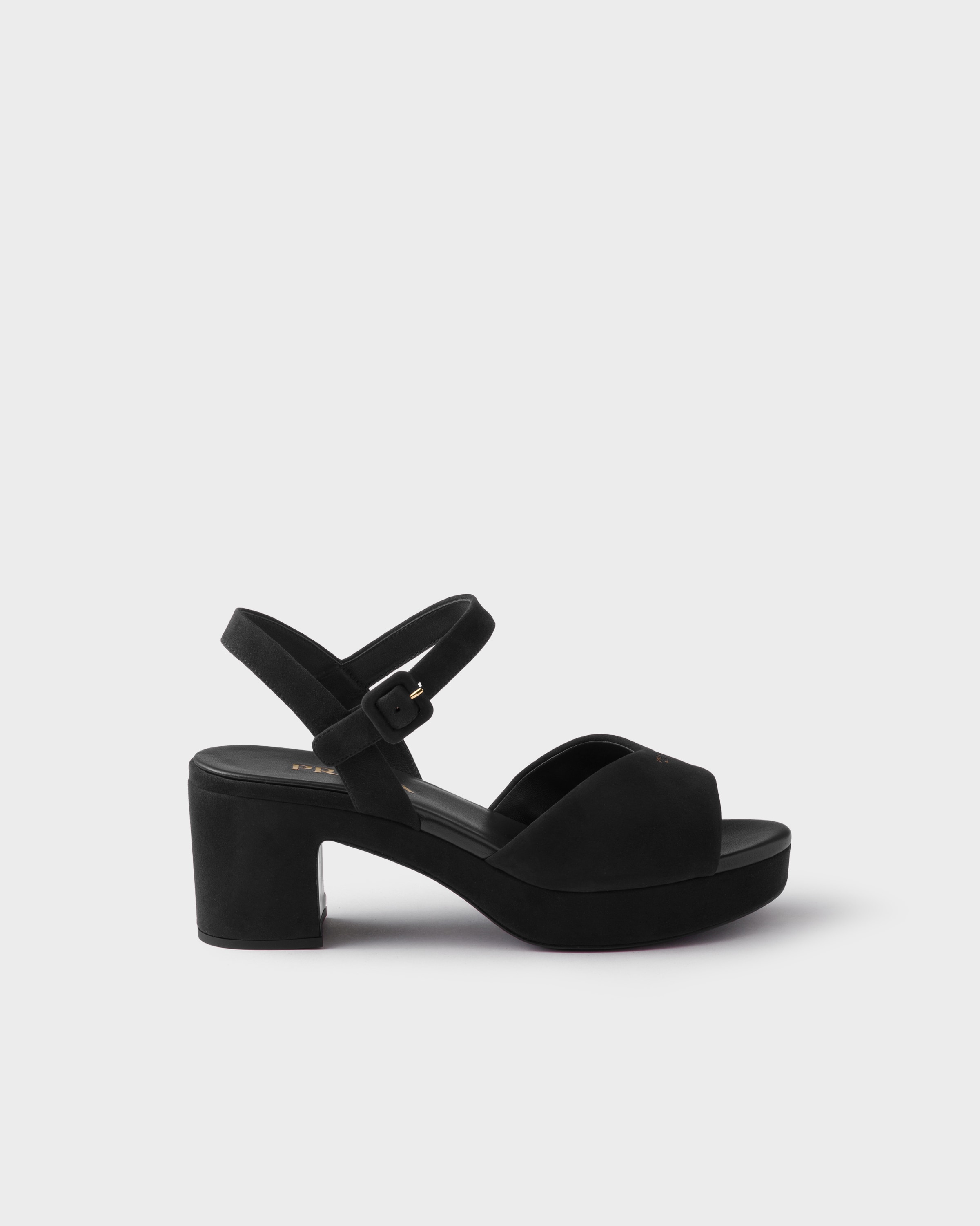 Prada Padded suede sandals