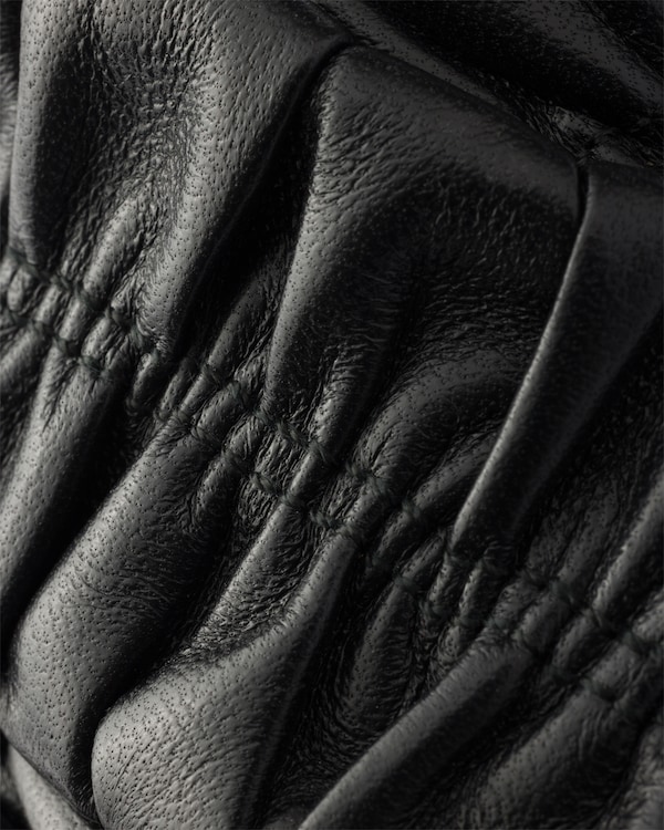 Matelassé nappa leather flatform sandals - Black Matelassé nappa leather flatform sandals - Black