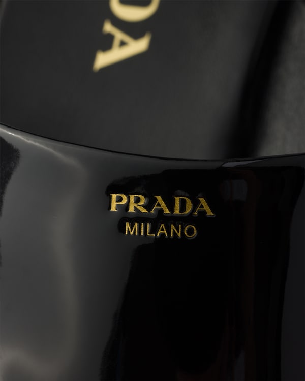 Patent leather thong sandals - Black Patent leather thong sandals - Black