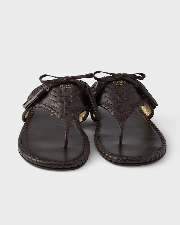 Leather thong sandals - Sienna Leather thong sandals - Sienna