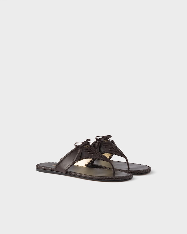 Leather thong sandals - Sienna Leather thong sandals - Sienna