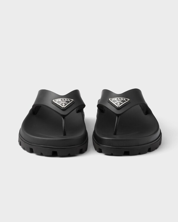 Rubber thong sandals Rubber thong sandals