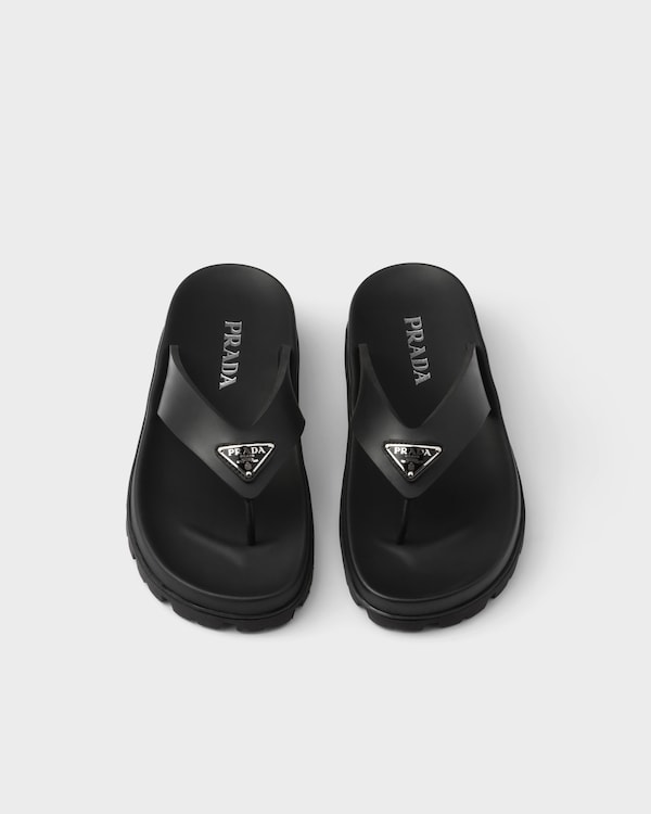 Rubber thong sandals Rubber thong sandals
