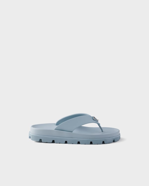 Rubber thong sandals - Sky Blue Rubber thong sandals - Sky Blue
