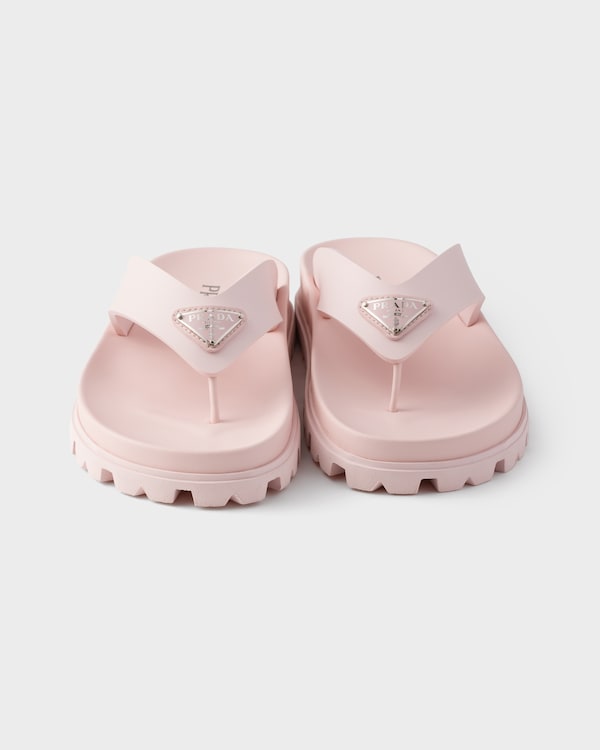 Rubber thong sandals - Alabaster Pink Rubber thong sandals - Alabaster Pink