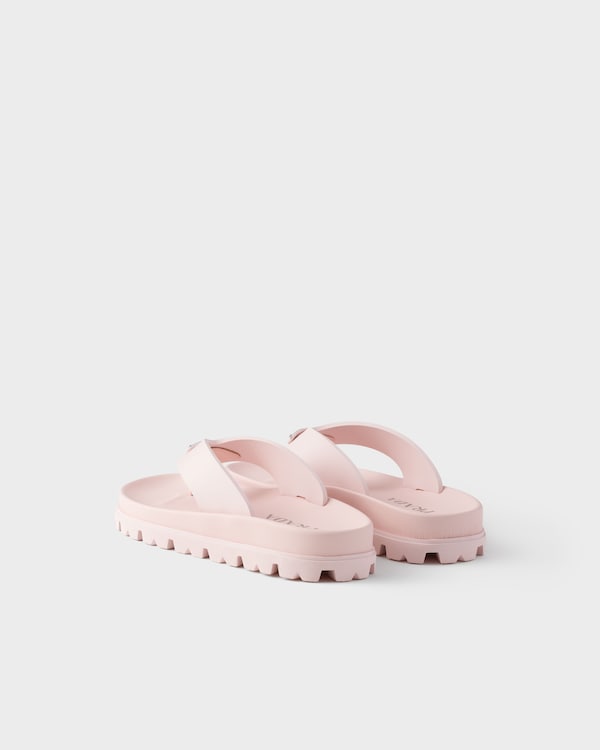 Rubber thong sandals - Alabaster Pink Rubber thong sandals - Alabaster Pink