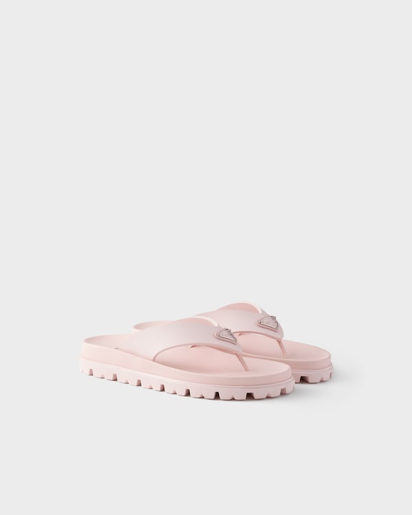 Rubber thong sandals - Alabaster Pink Rubber thong sandals - Alabaster Pink