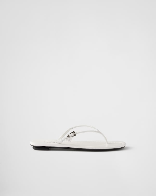 Leather thong sandals - White Leather thong sandals - White