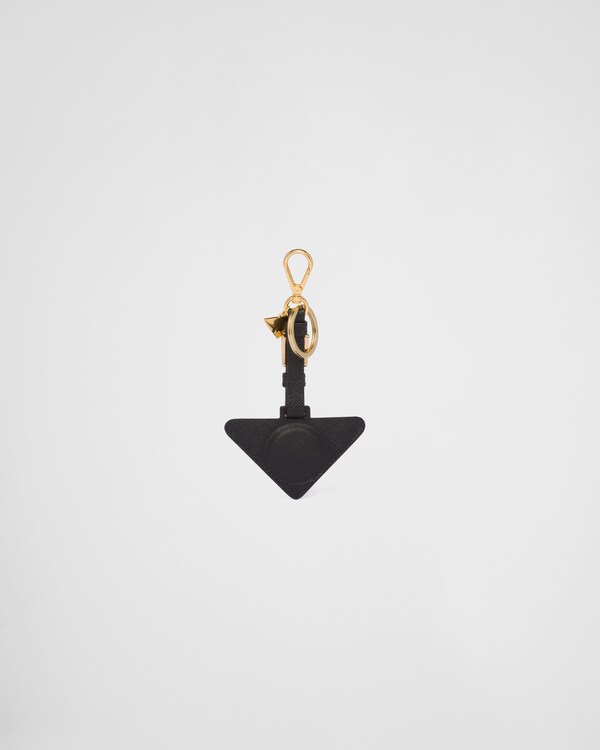 Saffiano leather AirTag holder Saffiano leather AirTag holder