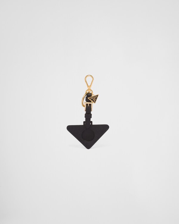 Saffiano leather AirTag holder Saffiano leather AirTag holder