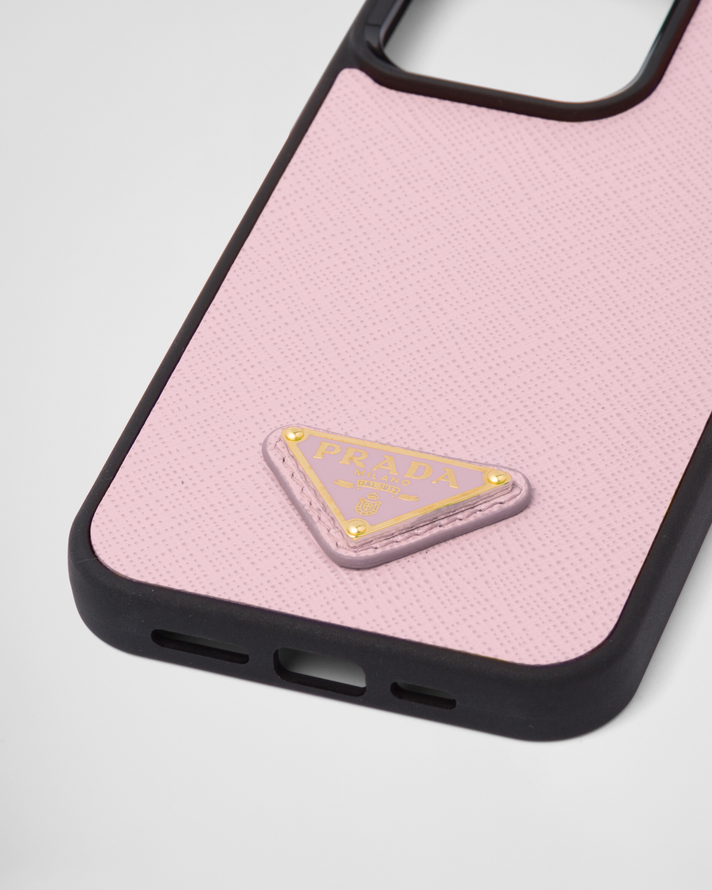 Pink prada shop phone case