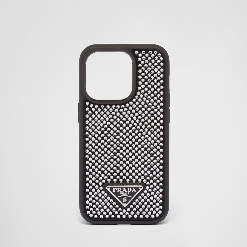 Prada Cover in raso per iPhone 14 Pro 1