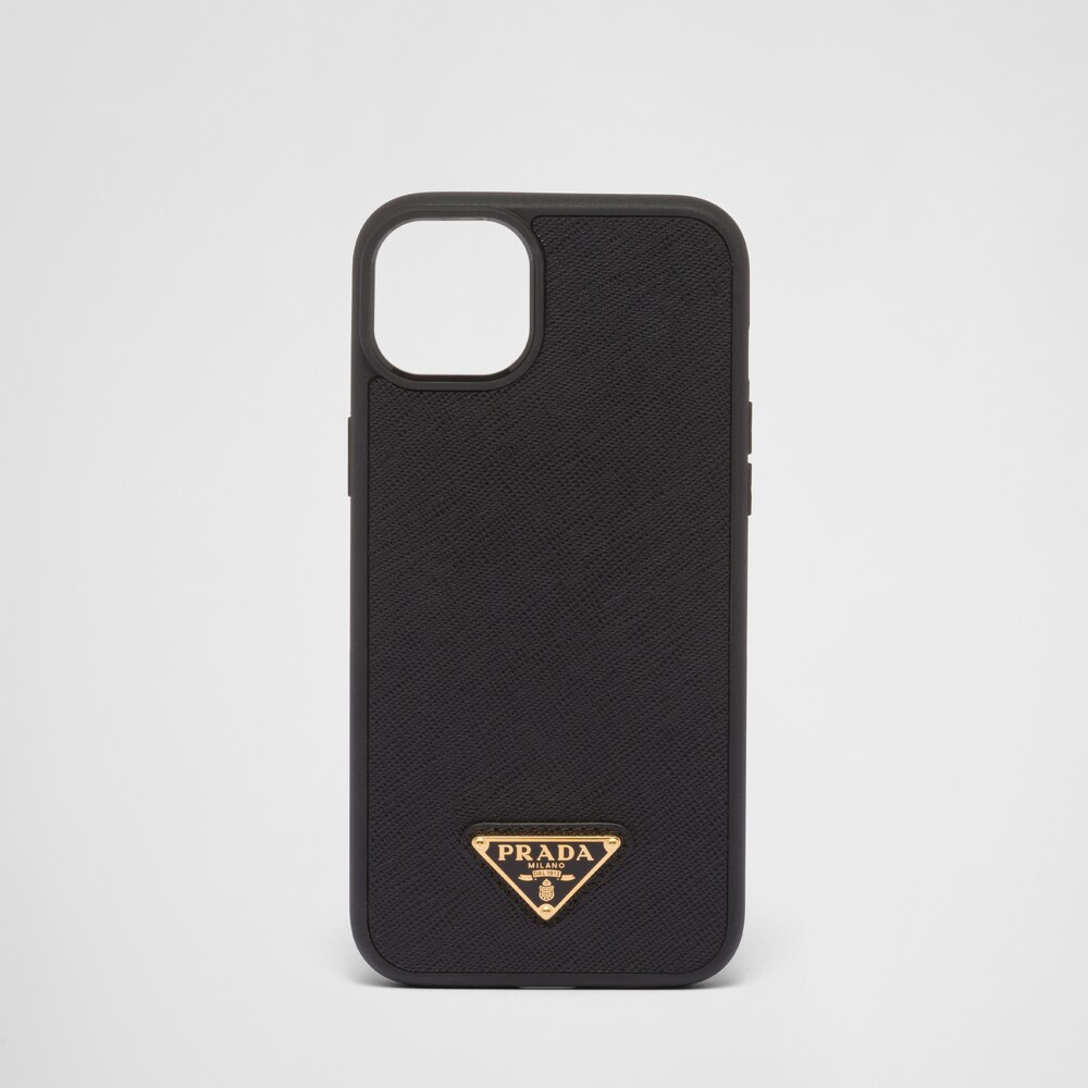 Prada Saffiano leather cover for iPhone 14 Plus 1