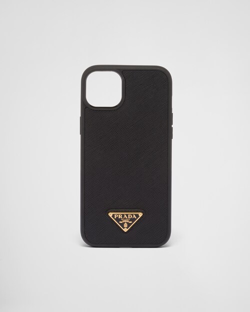 Prada Saffiano leather cover for iPhone 14 Plus 1