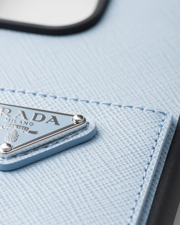 Saffiano leather cover for iPhone 15 Pro Max Saffiano leather cover for iPhone 15 Pro Max